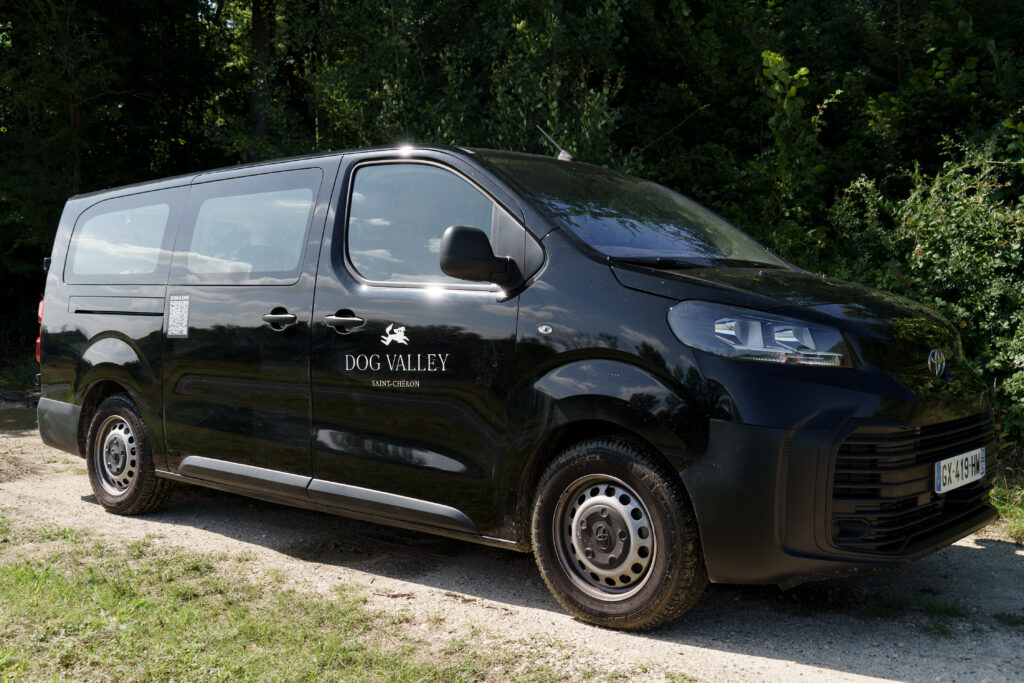 Van Dog Valley permettant de transporter les chiens de Meudon, Sèvres, Boulogne et Issy les Moulineaux et Paris à la pension pour chien de Saint Cheron en Ile de France